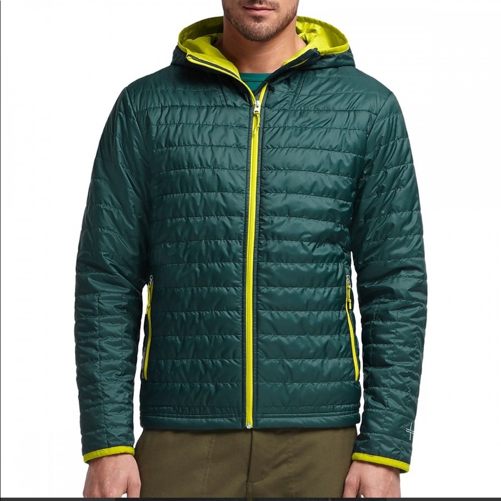 Icebreaker MerinoLOFT Helix Long Sleeve Zip Hood Jacket- Men’s medium